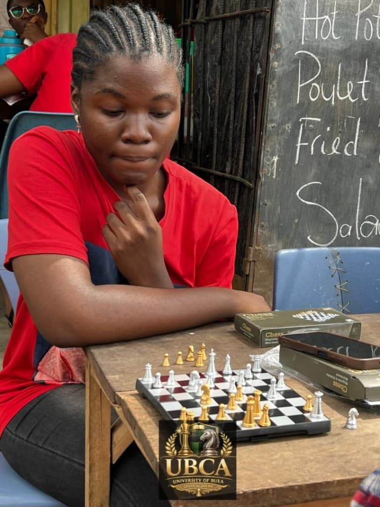 Players at a Cameroon Chess Academy event